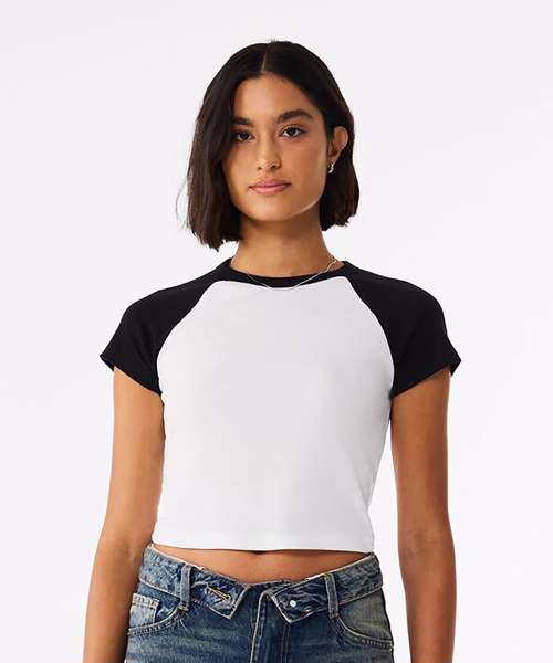 Women’s micro rib raglan baby t-shirt