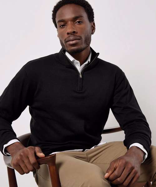 Regular fit Arundel 1/4-zip sweater