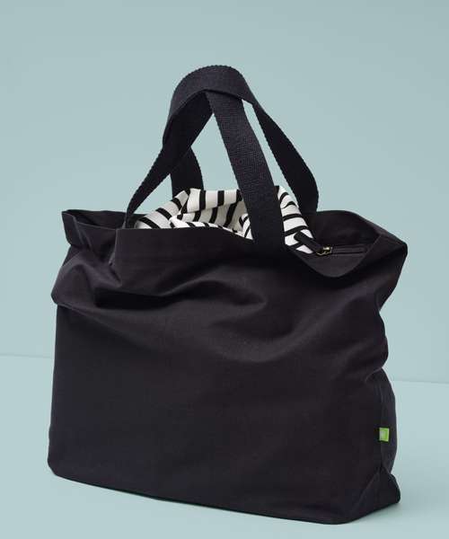 Elba organic canvas premium zip tote